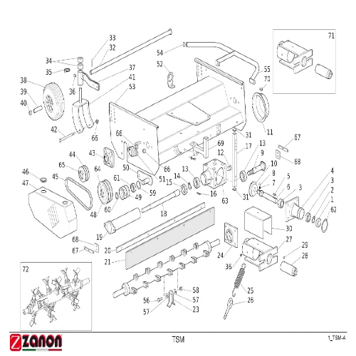 Spare Parts Lists TSM 600/900/1100